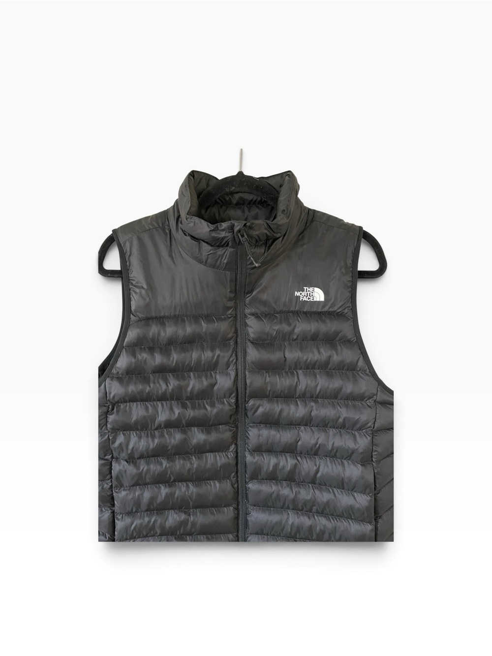 The North Face Women's Black Quilted Packable Down Vest Size L - Picture 6 of 8